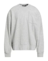 Costumein Complémentaire Man Sweatshirt Light Grey Size 40 Virgin Wool, Polyamide In Gray