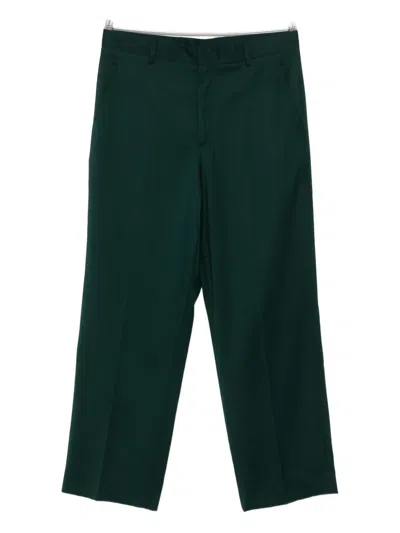 Costumein Concealed-fastening Trousers In Green