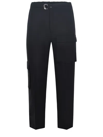 Costumein Costume Pants Made Of A Linen Blend In Blue