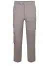 Costumein Costume Trousers Made Of Linen Blend In Gray