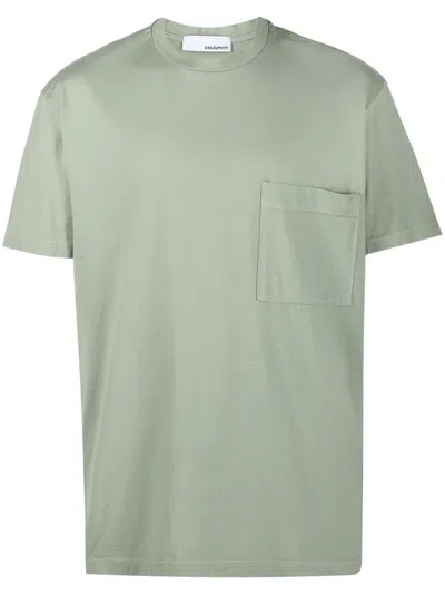 Costumein Man T-shirt Military Green Size L Cotton
