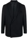 Costumein Timisoara Blazer In Black Wool In Blue