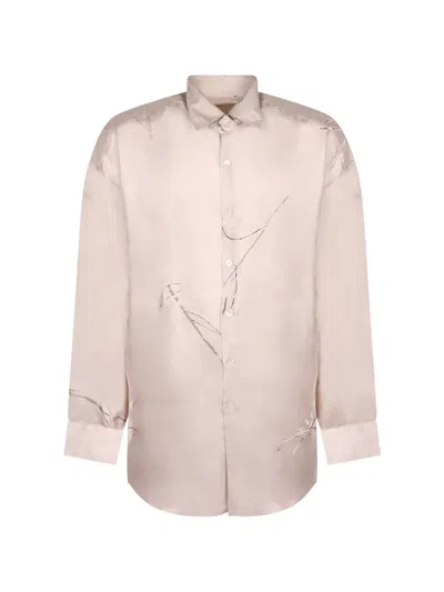 Costumein Distressed-effect Shirt In Neutral