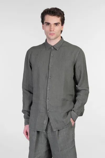 Costumein Domenico Shirt In Green Linen