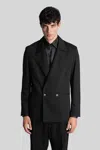 Costumein Donatien Blazer In Black Wool In Black