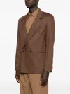 Costumein Man Blazer Camel Size 40 Lyocell In Beige
