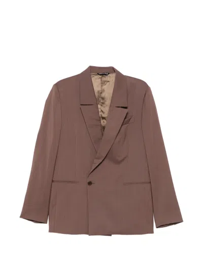 Costumein Double-breasted Blazer In Multi