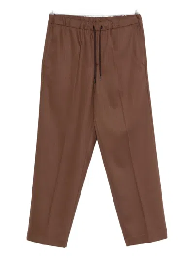 Costumein Drawstring Trousers In Brown