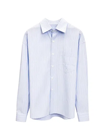Costumein Eric ml Stripe-pattern Shirt In Blue
