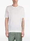 Costumein Sofia T-shirt In Beige Linen In Neutrals