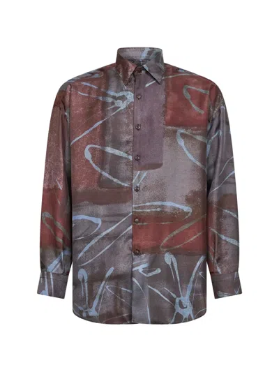 Costumein Floral-print Shirt In Multi