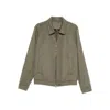 Costumein Zip-front Welt-pocket Jacket In Green