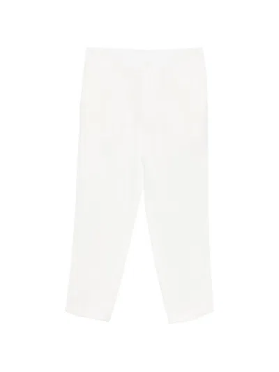 Costumein Jean 19 Elasticated-waistband Trousers In White