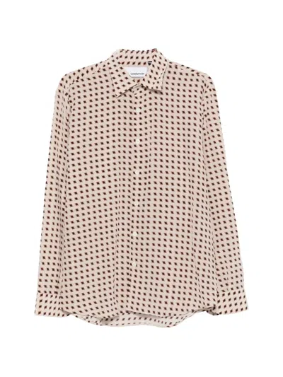 Costumein Jil Geometric-print Long-sleeve Shirt In Multi