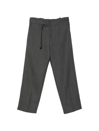 Costumein John Belted Straight-leg Trousers In Green