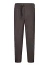 Costumein John Drawstring Brown Trousers In Brown