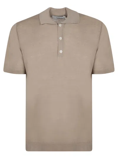Costumein Linen Polo In Beige