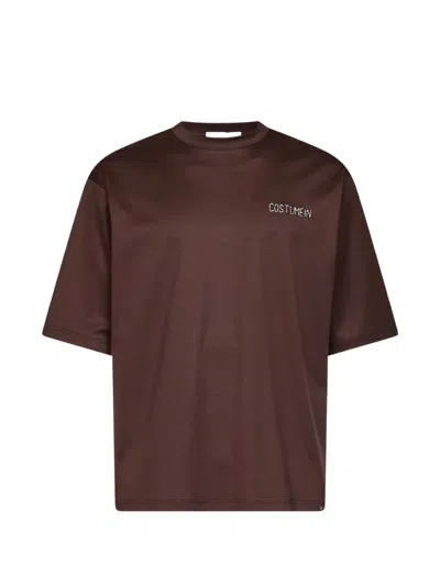 Costumein Logo-embroidered T-shirt In Purple