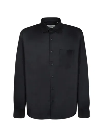 Costumein Long-sleeve Chest-pocket Shirt In Blue
