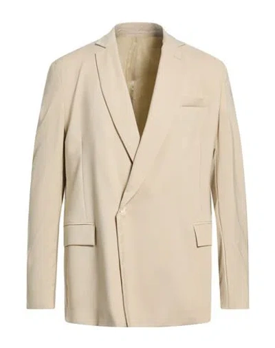 Costumein Man Blazer Beige Size 42 Virgin Wool