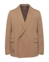 Costumein Man Blazer Camel Size 38 Cotton In Beige