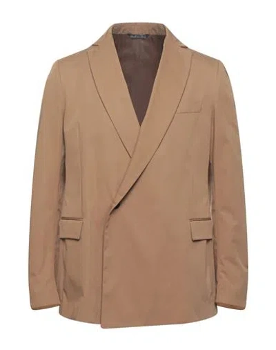 Costumein Man Blazer Camel Size 38 Cotton In Neutral