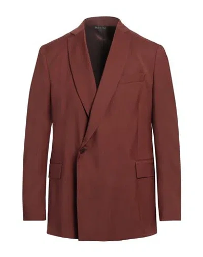 Costumein Man Blazer Cocoa Size 40 Virgin Wool In Brown