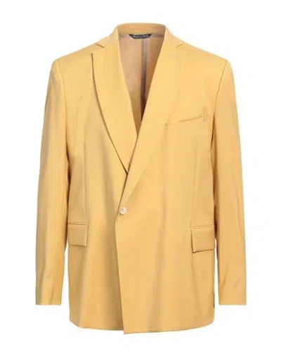 Costumein Man Blazer Mustard Size 42 Virgin Wool In Yellow