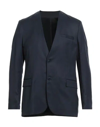 Costumein Man Blazer Navy Size 38 Lyocell In Blue