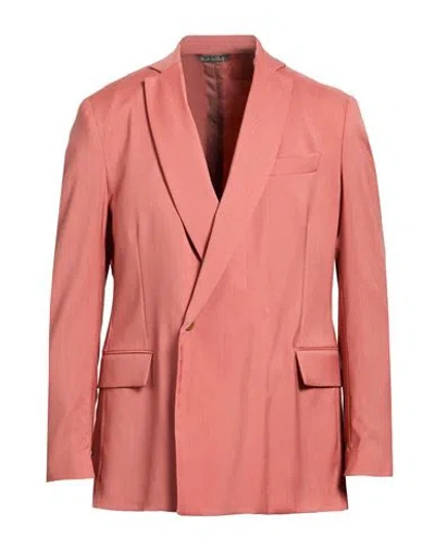 Costumein Man Blazer Salmon Pink Size 42 Virgin Wool