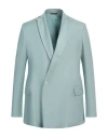 Costumein Man Blazer Sky Blue Size 38 Linen, Viscose, Elastane In Blue