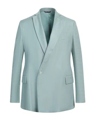 Costumein Man Blazer Sky Blue Size 38 Linen, Viscose, Elastane
