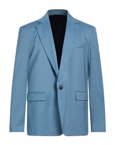 Costumein Man Blazer Slate Blue Size 42 Virgin Wool