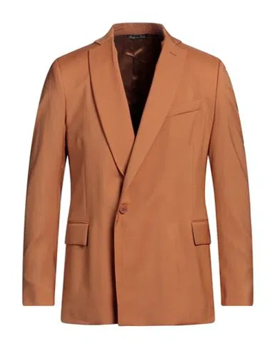 Costumein Man Blazer Tan Size 42 Virgin Wool In Brown