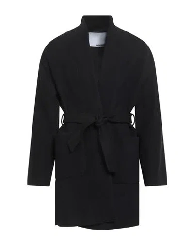 Costumein Man Coat Black Size 42 Wool, Polyamide
