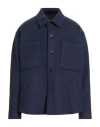 Costumein Man Coat Blue Size 42 Virgin Wool, Polyamide