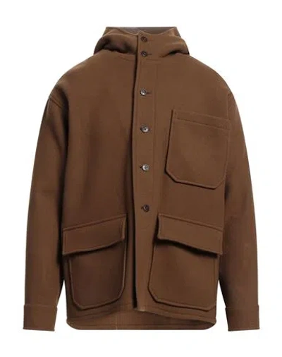 Costumein Man Coat Camel Size 36 Virgin Wool, Polyamide In Beige
