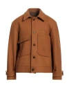 Costumein Man Coat Camel Size 42 Virgin Wool, Polyamide In Sand