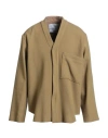 Costumein Man Coat Khaki Size 38 Virgin Wool, Polyamide In Brown