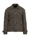 Costumein Man Coat Khaki Size 42 Virgin Wool, Acrylic, Polyamide, Polyester In Brown