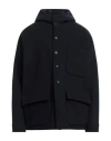 Costumein Man Coat Midnight Blue Size 42 Virgin Wool, Polyamide In Blue