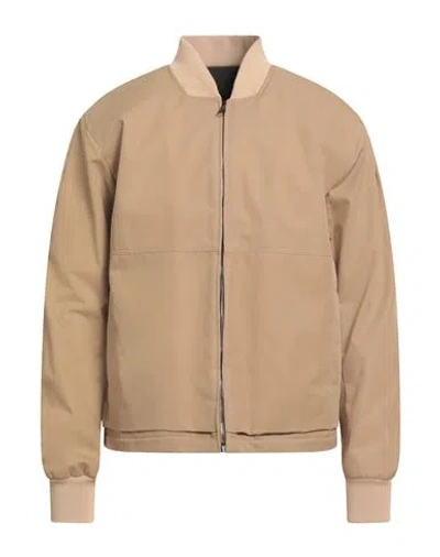 Costumein Man Jacket Camel Size 36 Cotton, Polyamide In Nude
