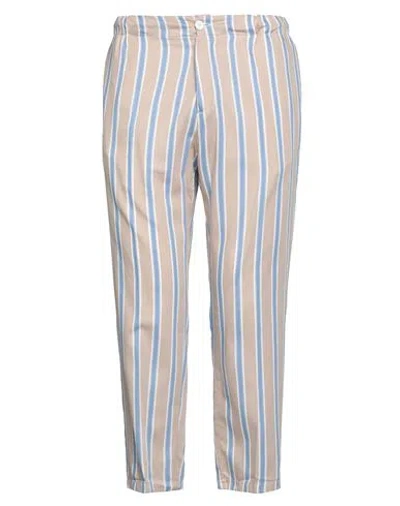 Costumein Man Pants Beige Size 32 Cotton, Lyocell