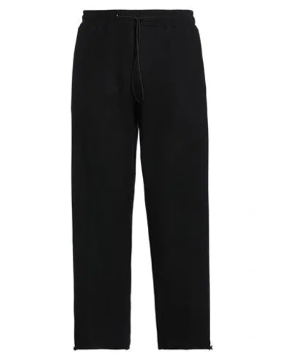 Costumein Man Pants Black Size L Virgin Wool, Polyamide In Black