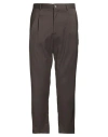 Costumein Man Pants Brown Size 34 Virgin Wool In Brown