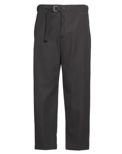 Costumein Man Pants Dark Brown Size 40 Polyester, Virgin Wool