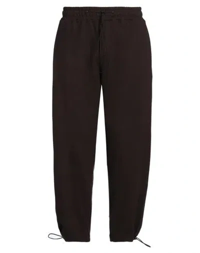 Costumein Man Pants Dark Brown Size L Virgin Wool, Polyamide