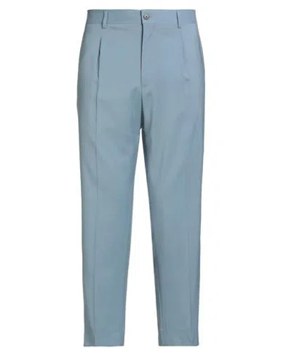 Costumein Man Pants Light Blue Size 36 Virgin Wool