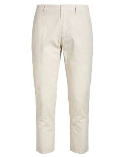 Costumein Man Pants Off White Size 32 Cotton In Neutral