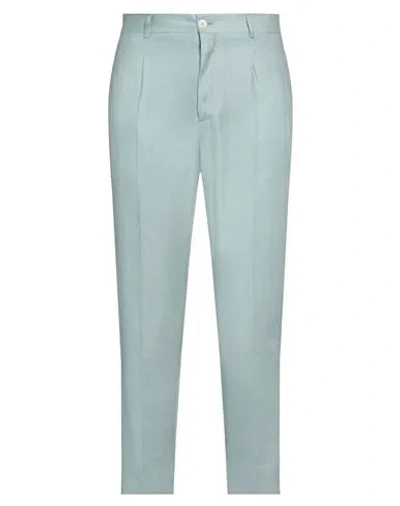Costumein Man Pants Sky Blue Size 36 Linen, Cotton